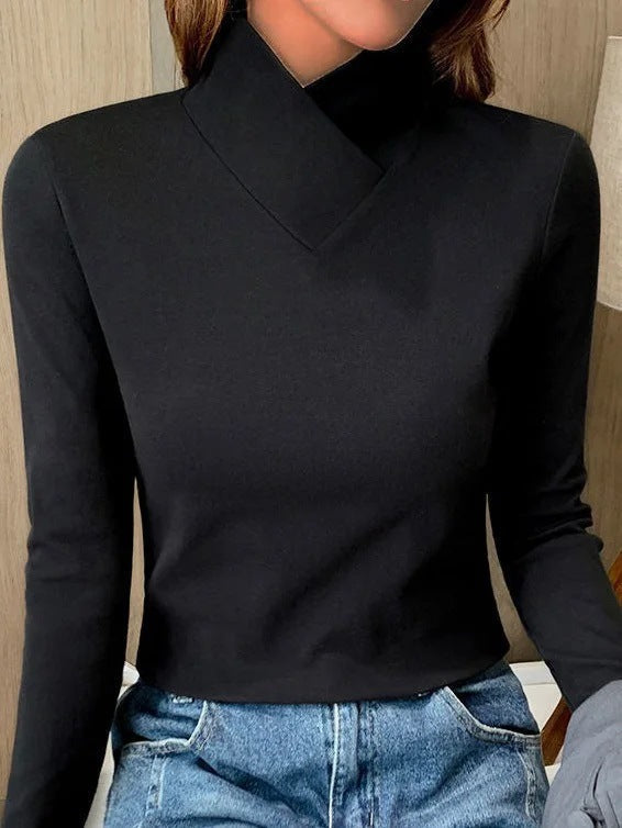 Stazia™ - Elegant Turtleneck Sweater with High Collar