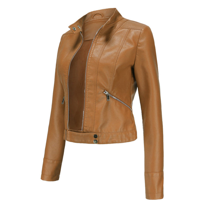 OLIVIA | SHORT LEATHER JACKET