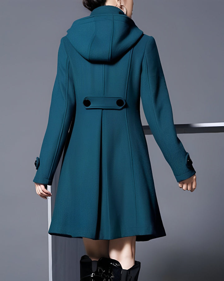 Alice | Hooded Scarf Dress Jacket