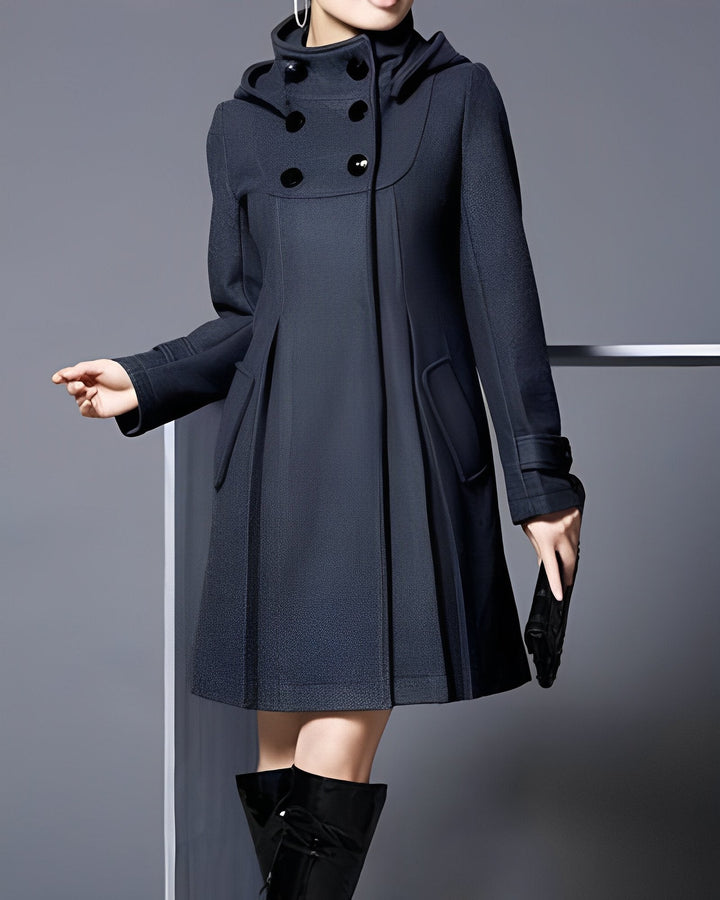 Alice | Hooded Scarf Dress Jacket