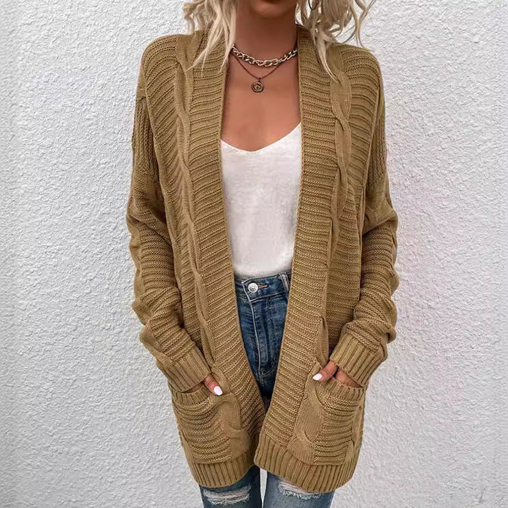 Leni - Cozy Cable Knit Cardigan