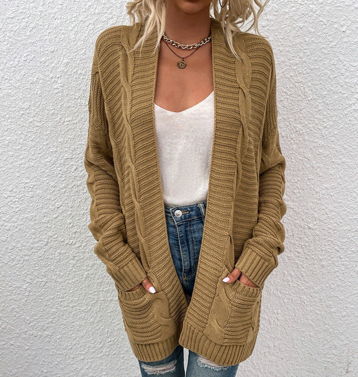 Leni - Cozy Cable Knit Cardigan